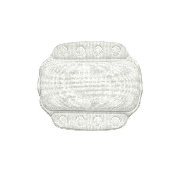 KELA Polštář do vany KRETA 32 x 23 cm bílá KL-22363