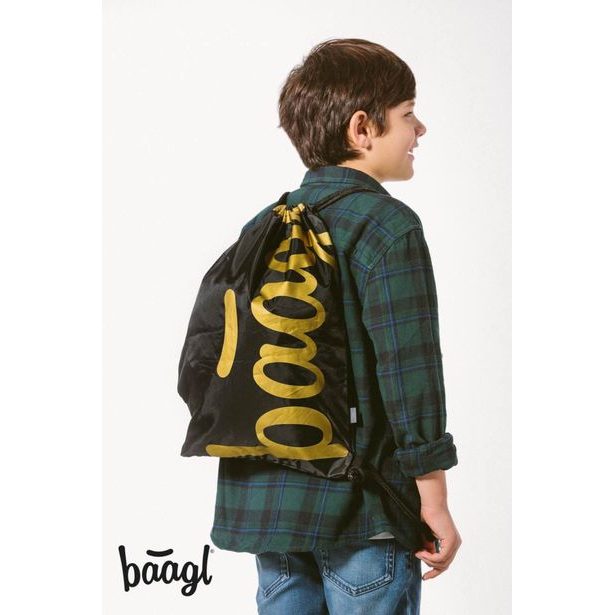 BAAGL 5 SET Skate Gold: batoh, penál, sáček, desky, peněženka