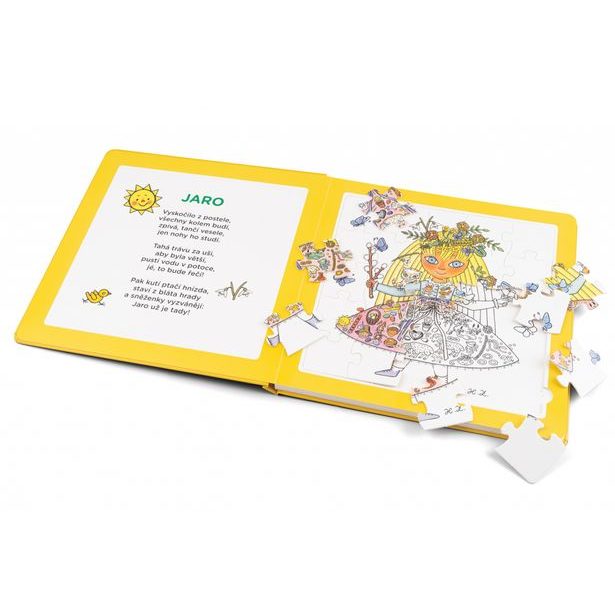 OD JARA DO ZIMY – Puzzle, básničky, omalovánky, kvízy Baagl