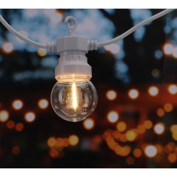 PROGARDEN Světelný řetěz LED PARTY 20 žárovek bílý KO-LE2200170