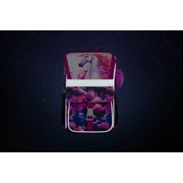 BAAGL 5 SET Zippy Jednorožec Království: aktovka, penál, sáček, desky, box