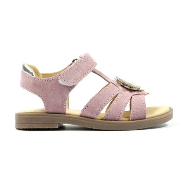 Dívčí kožené sandály Richter - starorůžové