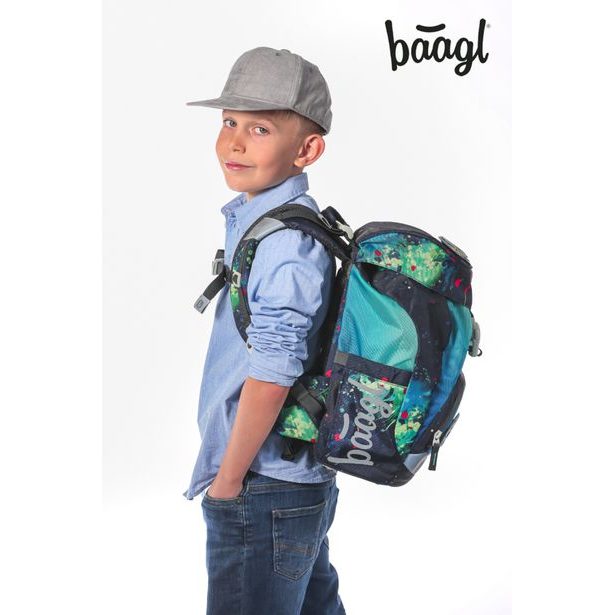 BAAGL SET 5 AIRY Chill: batoh, penál, sáček, zástěra, peněženka