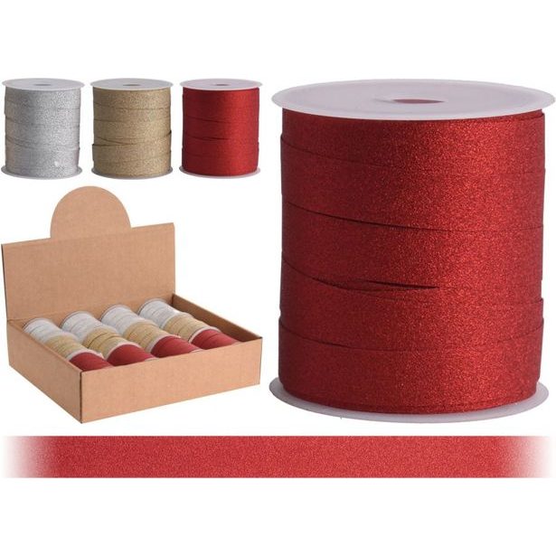 stuha text. 1,0cm x 10m, 3barvy, dárková