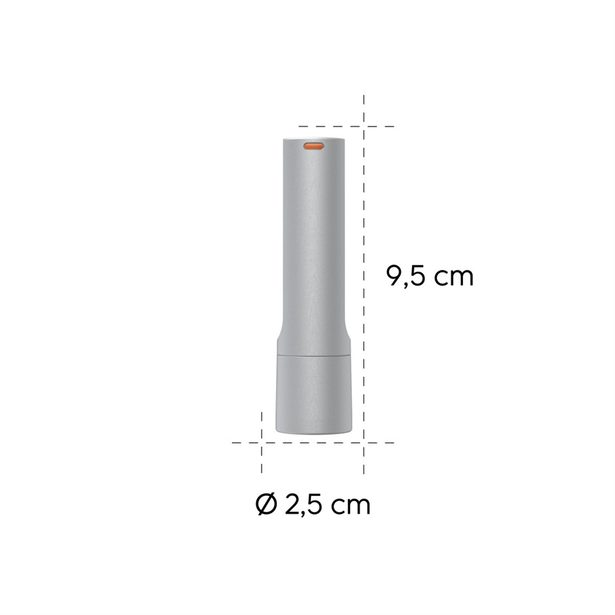 Hama FL60, LED svítilna, hliníková, 60 lm / 30 m, 3 režimy svícení, poutko na ruku, vč. baterie