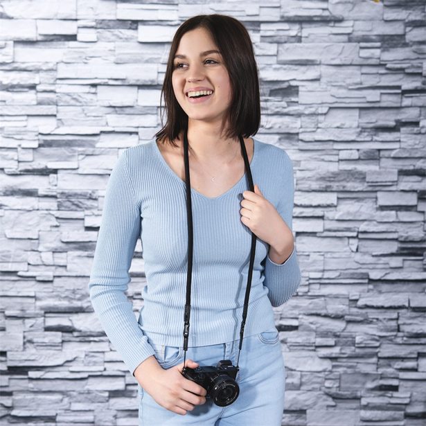 Hama Braid 120, popruh na fotoaparát, délka 120 cm, černý