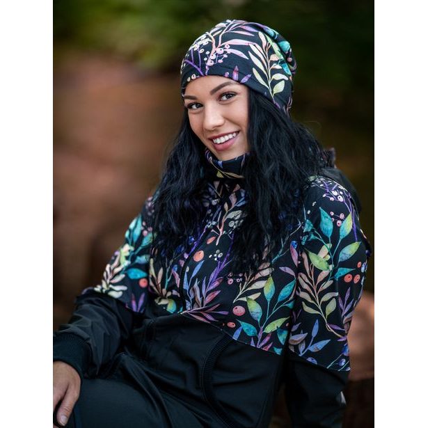 Unuo, Dámská čepice fleecová spadená, Podzimní bobule