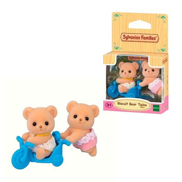 Sylvanian family Dvojčata sušenkoví medvídci s motorkou