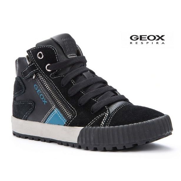 Dětské boty GEOX JR MYTHOS BLACK