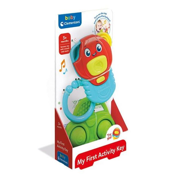 CLEMENTONI Clemmy baby - Moje první klíče -Elektronické chrastítko