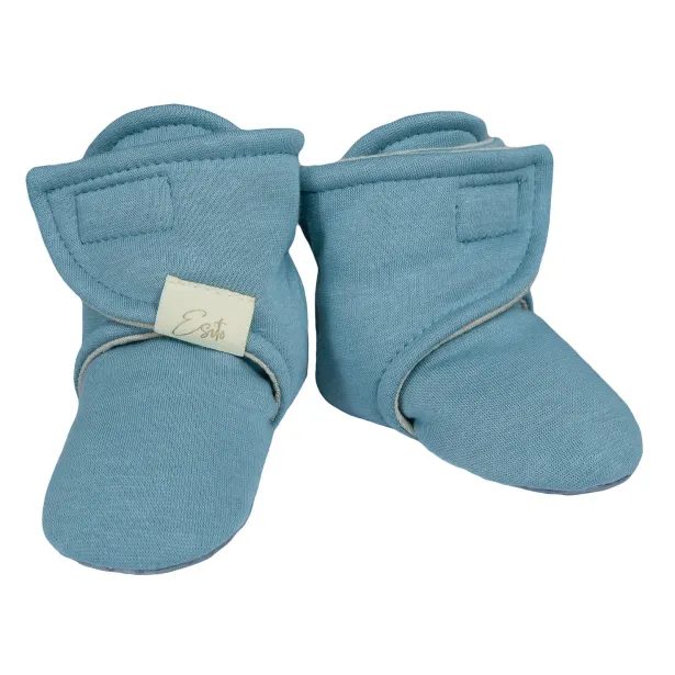ESITO Capáčky barefoot Warmkeeper ZOE Teal - modrá