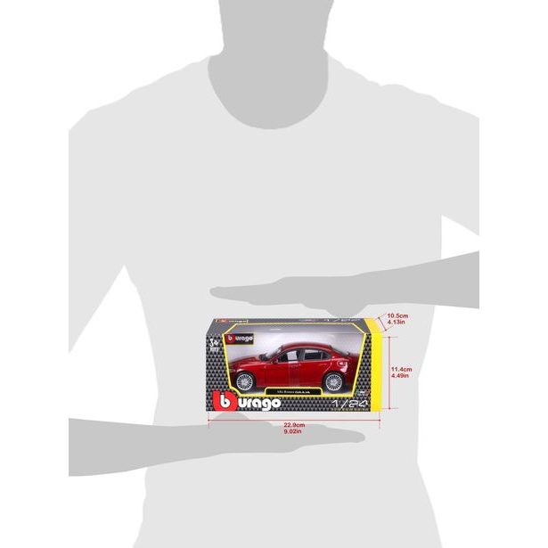 Bburago 1:24 Plus Alfa Romeo Giulia (2016) Metallic Red