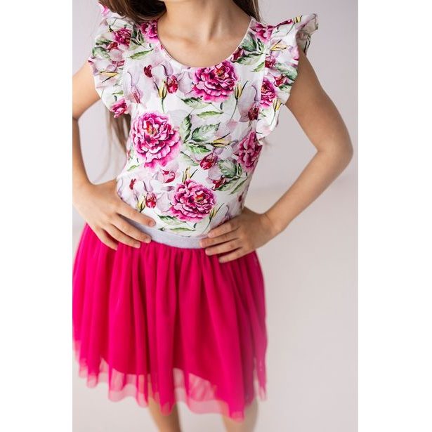 Dívčí TUTU sukýnka Lily Grey fuchsiová