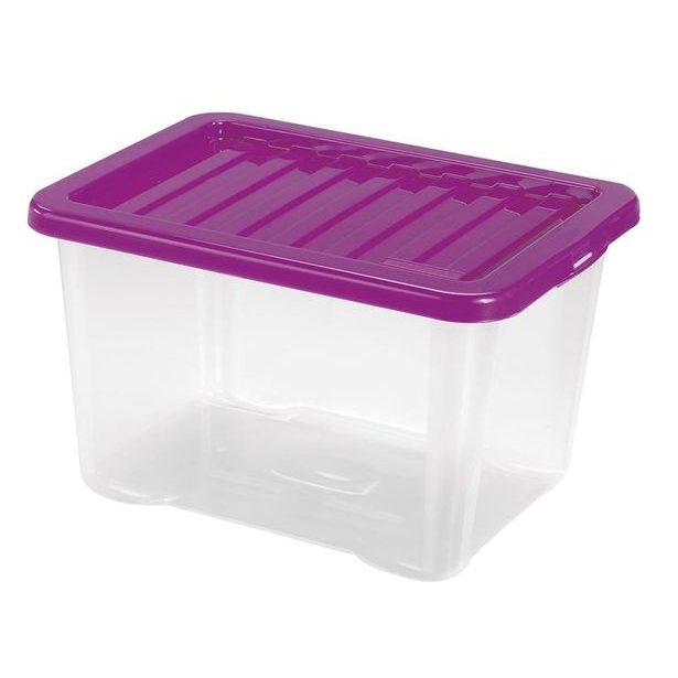 heidrun BOX ÚLOŽNÝ S VÍKEM 28L,QUASAR,PLAST,43X33X26CM