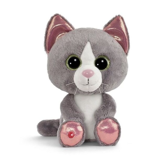 NICI NICI Glubschis plyš Kočka šedá Felinja 25cm, GREEN
