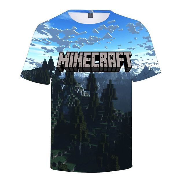 Triko MINECRAFT Forest & Mountains