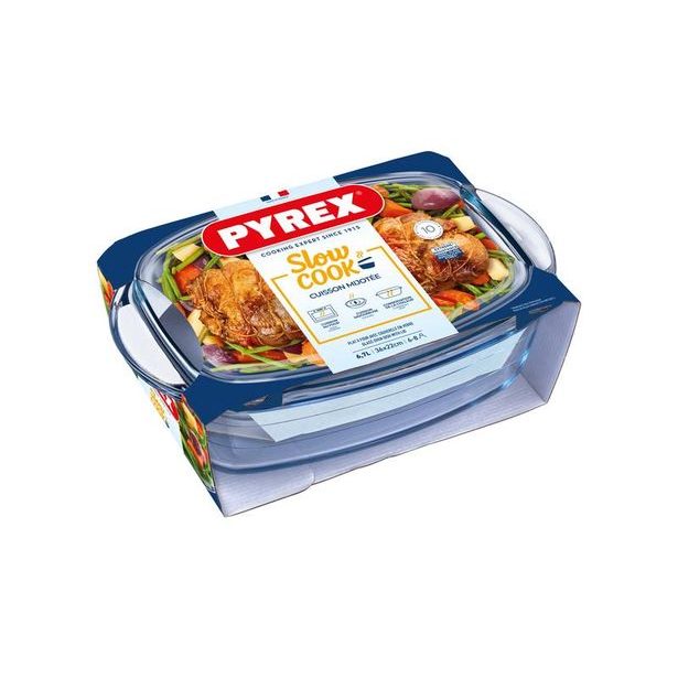 Pyrex PEKÁČ SKLENĚNÝ S VÍKEM PYREX 6,7 L_hamashop