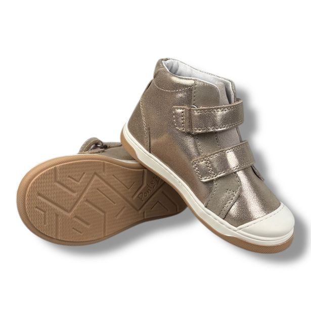 Dětské kožené boty, Ponte20 - Perleťová