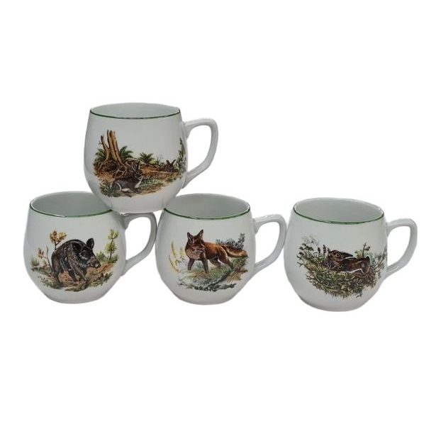hrnek 300ml BAŇÁK-PODHOR. ZVĚŘ, čes.porcelán
