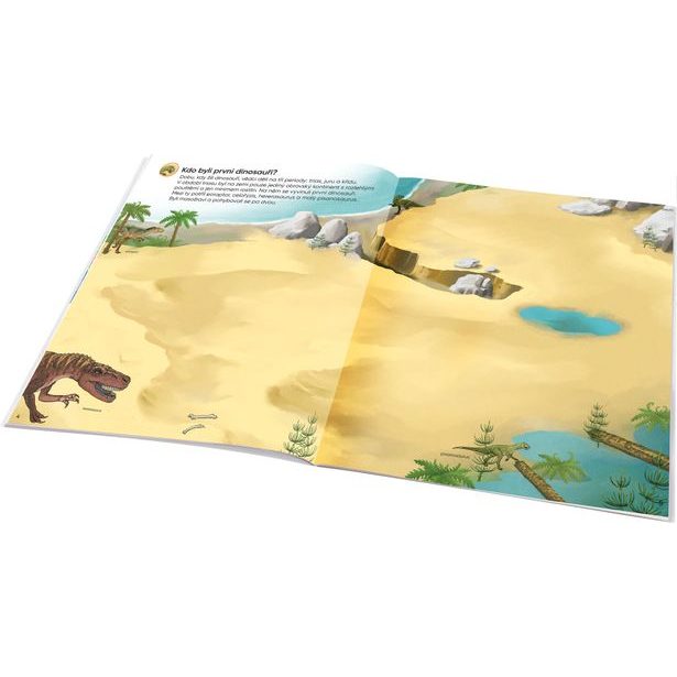 Můj první samolepkový sešit – DINOSAUŘI