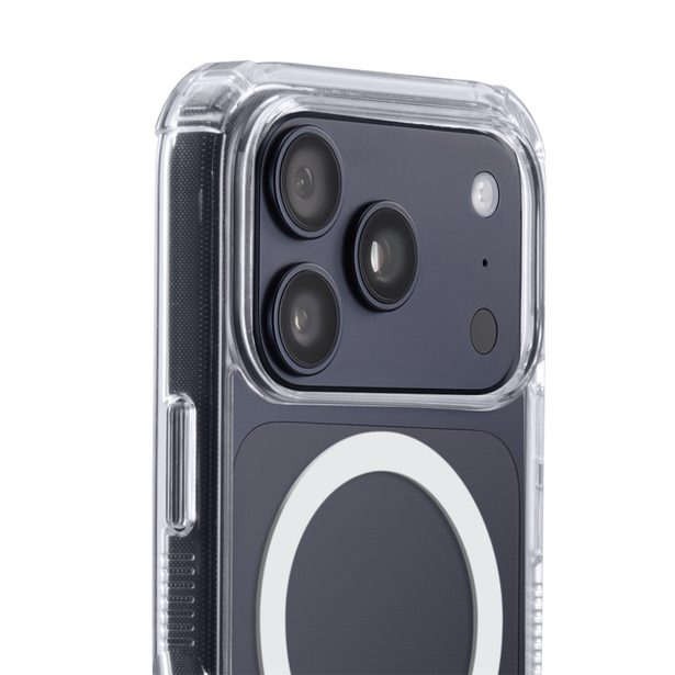 Hama Extreme Protect, kryt pro Apple iPhone 17 Pro, magnetický, D3O®, nežloutne, průhledný