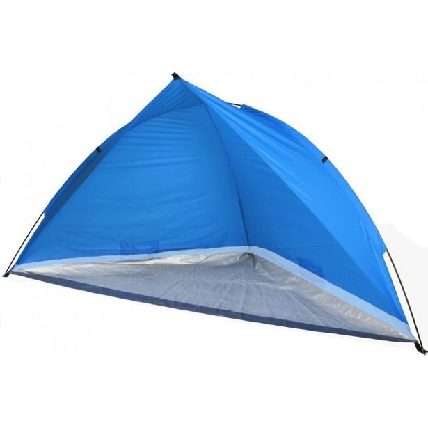 PROGARDEN Plážový stan s UV50+ ochranou 260 x 110 x 110 cm modrá KO-X61900560