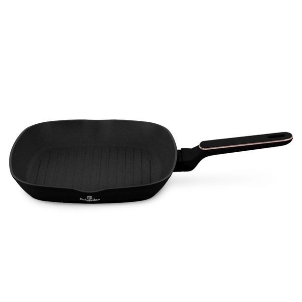 BERLINGERHAUS Grilovací pánev s titanovým povrchem 28 cm Black Rose Collection BH-8354