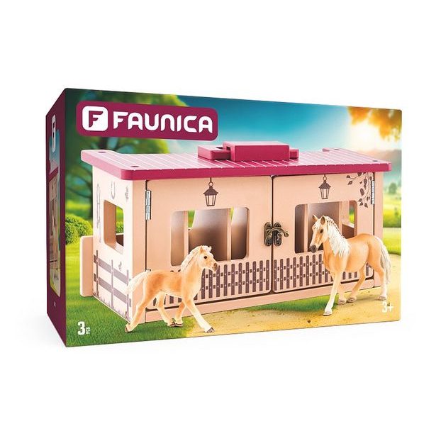 FAUNICA Stáj se dvěma koňmi