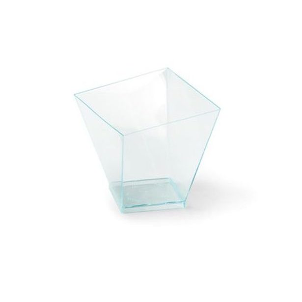 pohárek 60ml hran.Bijoux Quadrato,plast