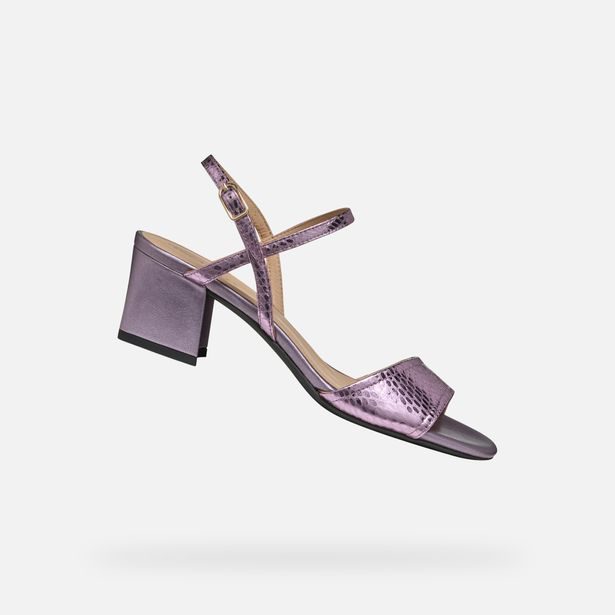 Fialové dámské sandály Geox New Eraklia 50
