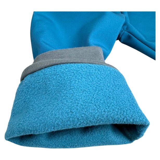 MODADETI Dětské softshellové kalhoty ADELLiNO s fleecem a reflexem kobaltové