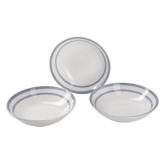 SAN IGNACIO Talíř hluboký sada 3 ks NOIA 20 cm BGEU-6206