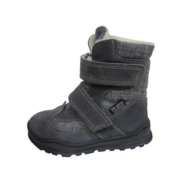 Kožená zimní obuv Jonap 024S šedá unisex