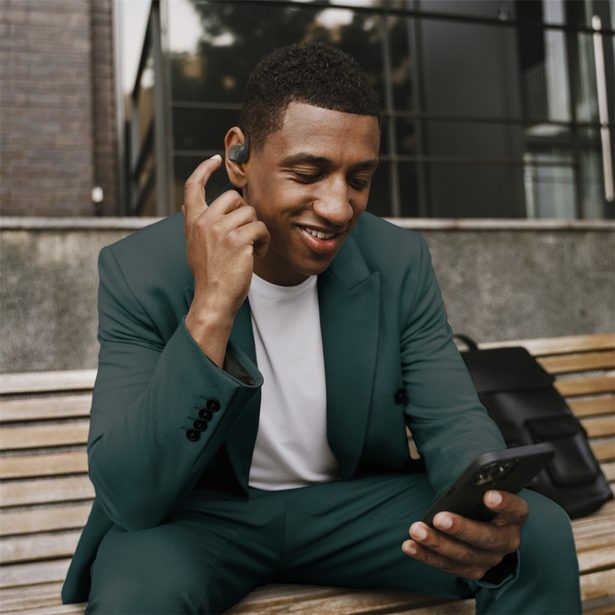 Hama Bluetooh sluchátka Spirit Open, open-ear, klip, tmavě šedá