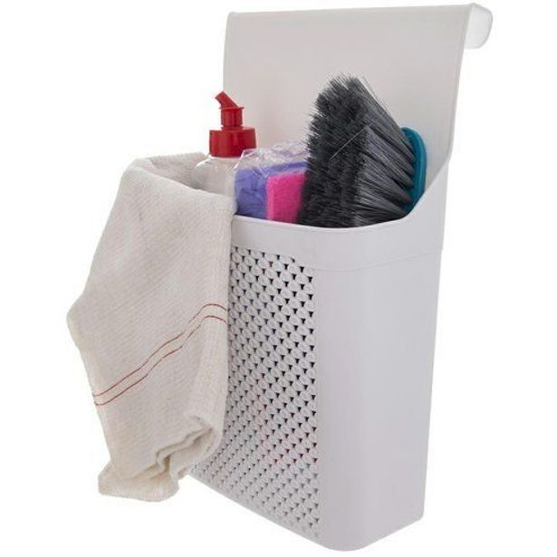 organizér 24x9/12x35 TINA, závěsný na dvířka do tl.2cm, plast