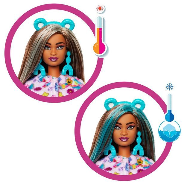 BRB CUTIE REVEAL BARBIE A STAROSTLIVÍ MEDVÍDCI SÉRIE 2 - MODRÁ