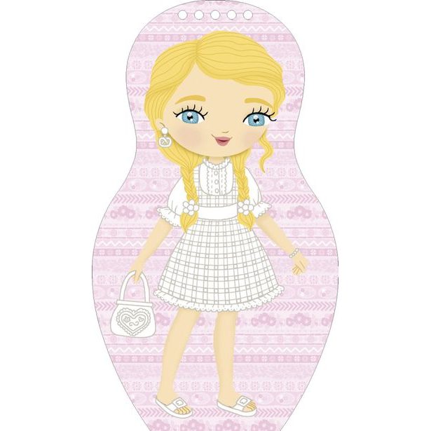 Oblékáme německé panenky HANNA – Omalovánky Baagl