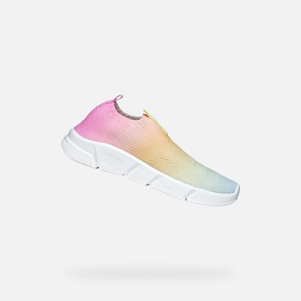 Růžové dívčí tenisky Geox Aril