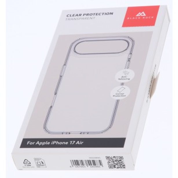 Black Rock Clear Protection Case, kryt pro Apple iPhone Air, průhledný