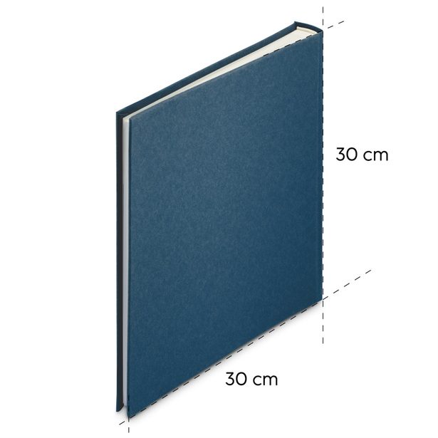 Hama album klasické WRINKLED 30x30 cm, 80 stran, modrá