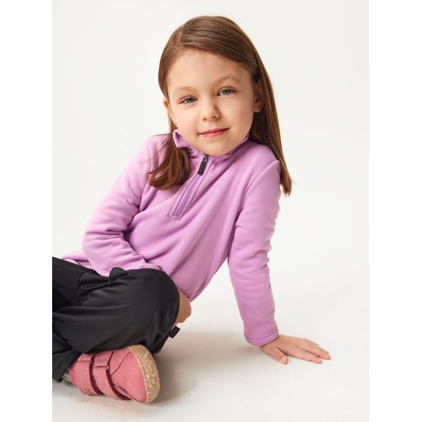 Unuo, Dětská fleecová mikina Tecnostrech, Fialová