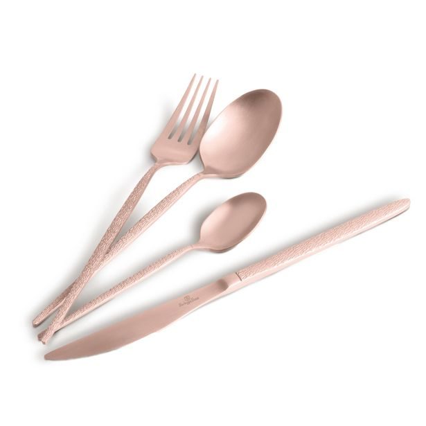 BERLINGERHAUS Sada příborů 24 ks satén Rosegold Metallic Line BH-2641