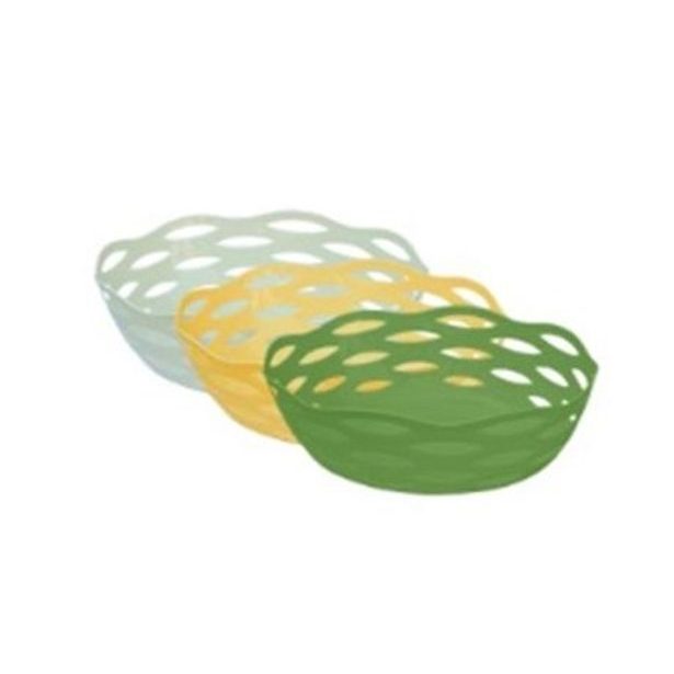košík 28x21x 8,5cm ovál PRACTIC, pečivo, plast
