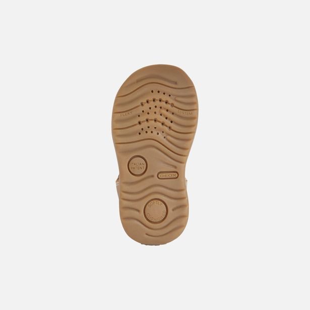 Hnědé chlapecké sandály Geox Sandal Macchia