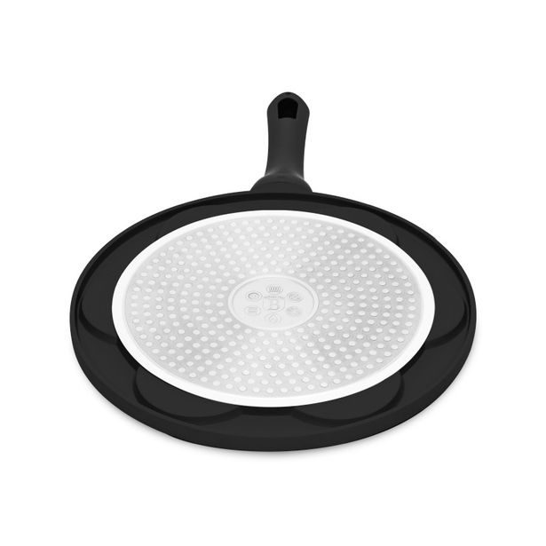 BERLINGERHAUS Lívanečník s titanovým povrchem Smajlíci 26 cm Matte Black Collection BH-7791