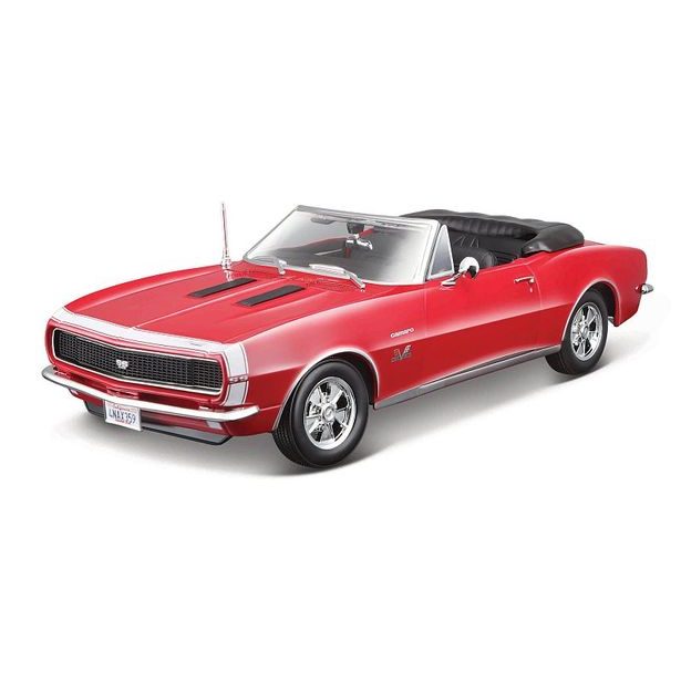 Maisto Maisto - 1967 Chevrolet Camaro SS 396 Convertible, červená, 1:18