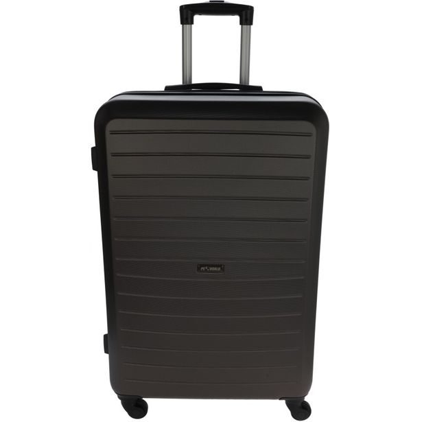 PROWORLD Sada plastových cestovních kufrů 3 ks 50 / 60 / 70 cm antracitová KO-FB5000450