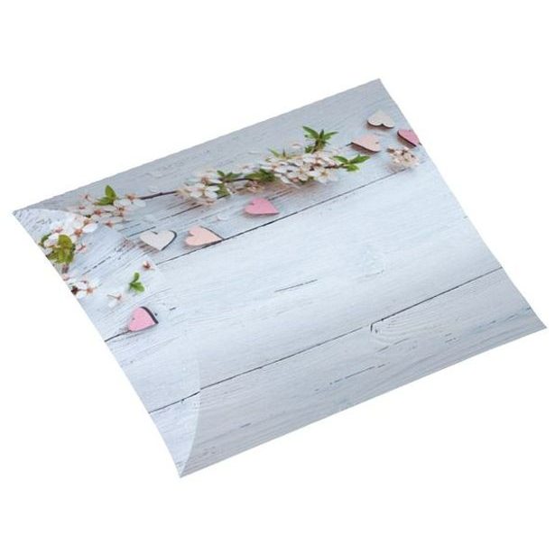 krabička dárk. L 33x25cm SRDÍČKA, sklád., papír