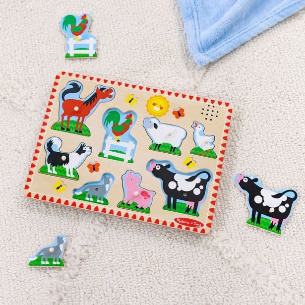 MELISSA & DOUG PUZZLE SE ZVUKOVÝMI EFEKTY