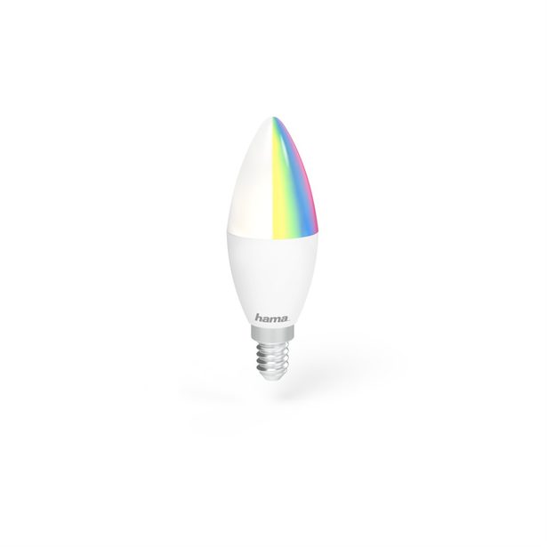 Hama SMART WiFi LED žárovka, E14, 5,5 W, RGBW, stmívatelná